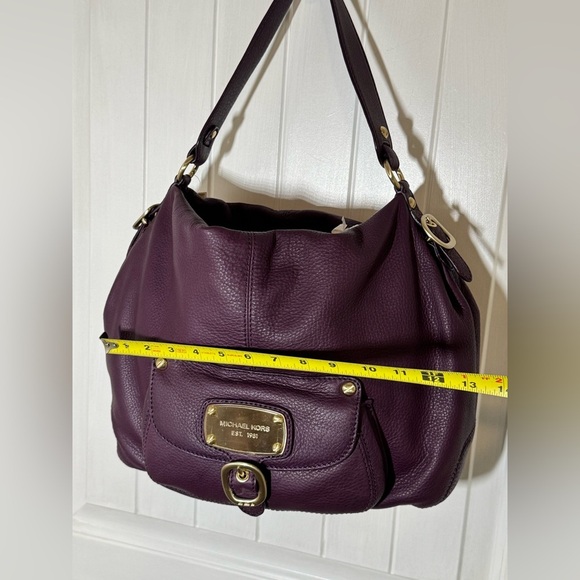 Michael Kors Purple Hobo Bag with Gold Hardware - Picture 12 of 12